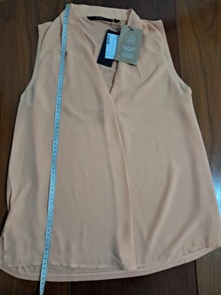 Blusa Naranja sin Mangas Talla Única