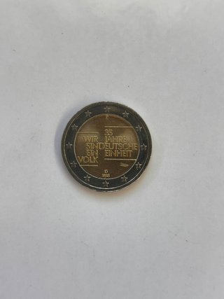 Moneda 2€ Alemania 2025 Reunificación