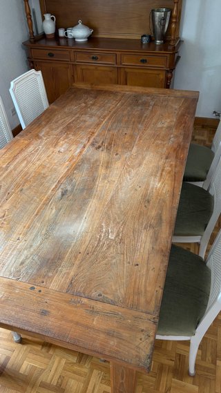 Tavolo da Pranzo in Legno Massello Rustico 200x100