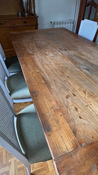 Tavolo da Pranzo in Legno Massello Rustico 200x100