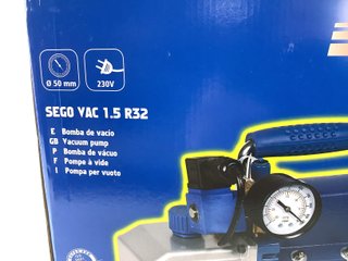 Bomba de vacío Super Ego SEGO VAC 1.5 R32