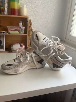 Zapatillas Puma RS-X Beige/Blanco