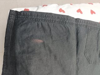 Pantalón corto tejano negro