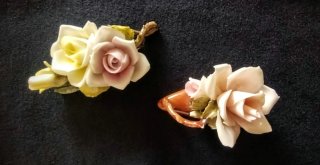 Coppia Fiori Capodimonte