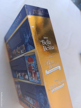 DVD LA BELLA Y LA BESTIA COLECCION PELICULAS 1 2 3