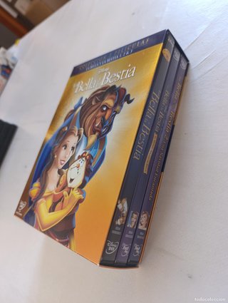 DVD LA BELLA Y LA BESTIA COLECCION PELICULAS 1 2 3