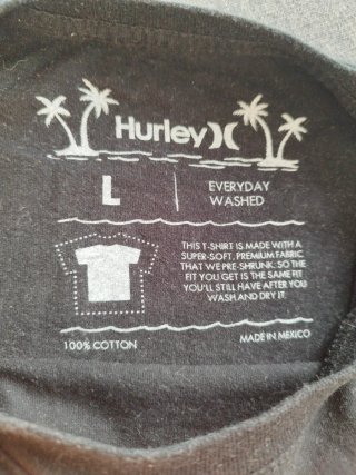 Camiseta Hurley Hombre Negra