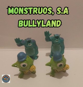 Monstruos S.A. Figuras Bullyland