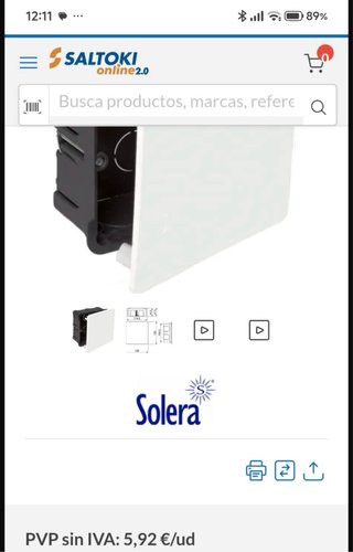 7 Cajas de empalmes Solera 4 entradas