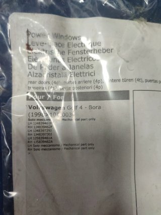 Elevalunas VW Golf 4 / Bora
