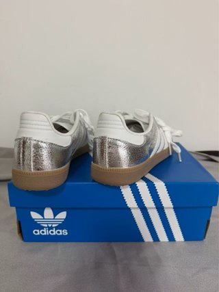 Adidas Samba OG plateadas 37