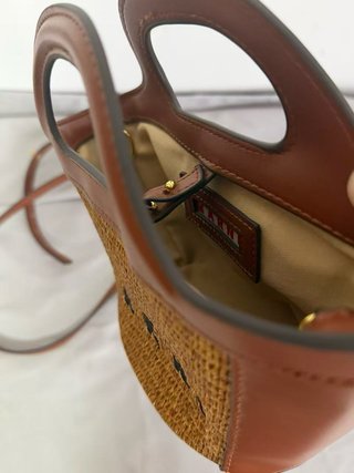 Bolso Marni rafia y piel original