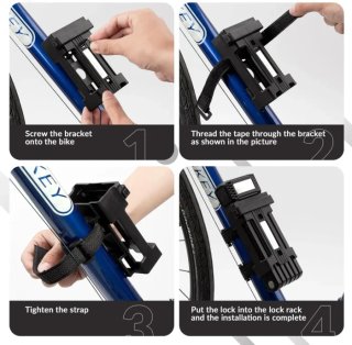 Candado Plegable Bici Antirrobo