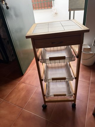 Carro verdulero cocina con ruedas