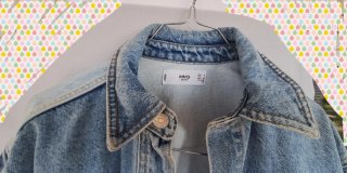 Cazadora vaquera MNG Patchwork