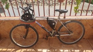 Bicicleta Montaña Acero Cromado