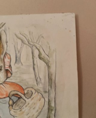 Acquarello Mamma Coniglio Beatrix Potter 1996