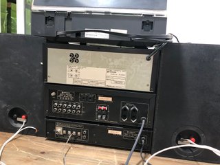 Minicadena HiFi Hitachi Negra