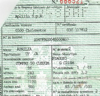 Intermitente delantero aprilia company 50 102037