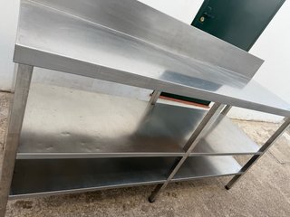 Mesa de trabajo acero inoxidable