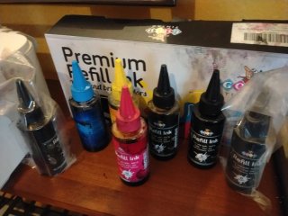 Impresora Canon PIXMA WiFi + tintas + cartuchos