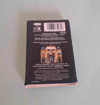 Cassette Single Michael Jackson Black or White