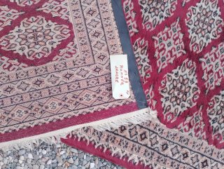 Tappeto Runner Orientale Kashmir lana-seta-cotone