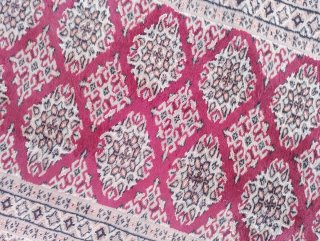 Tappeto Runner Orientale Kashmir lana-seta-cotone