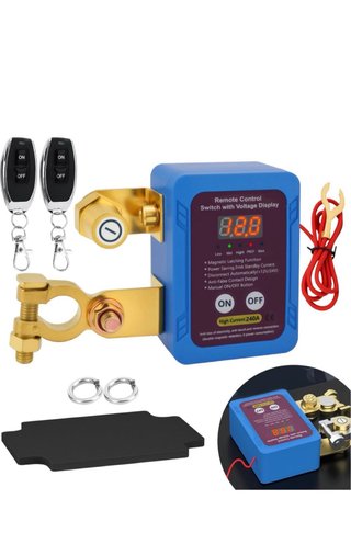 Desconectador Batería Coche con Mando