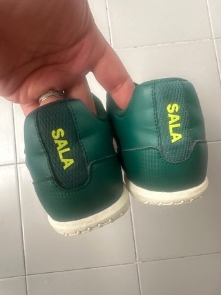 Tenis Adidas Verde y Blanco
