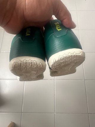 Tenis Adidas Verde y Blanco