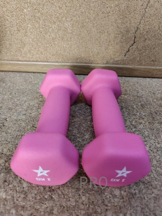 Coppia di manubri in neoprene da 1 kg