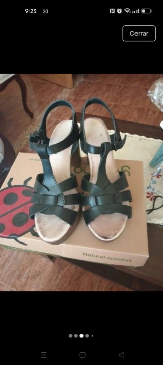 Sandalias Yokono Mujer Talla 37 Negras