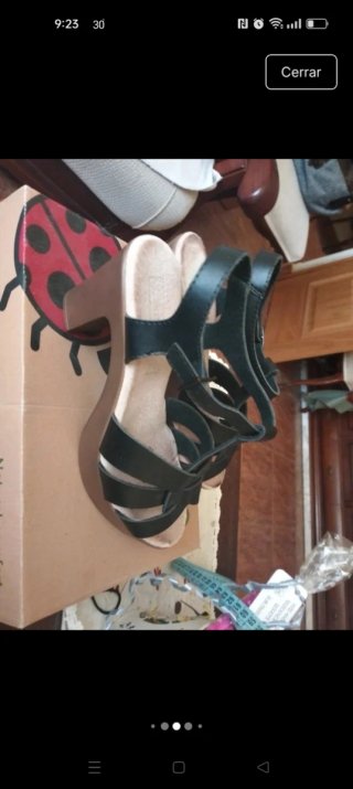 Sandalias Yokono Mujer Talla 37 Negras