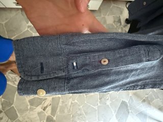 Camicia Coreana Tommy Hilfiger Rigata