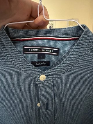 Camicia Coreana Tommy Hilfiger Rigata