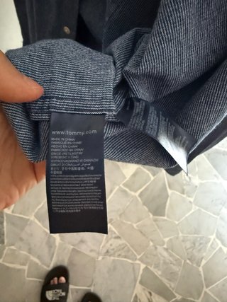 Camicia Coreana Tommy Hilfiger Rigata