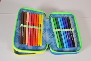 Estuche escolar Seven completo 45 piezas – Nuevo