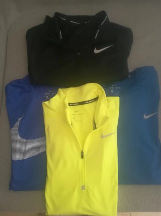 Lote 3 Camisetas Nike Running Hombre