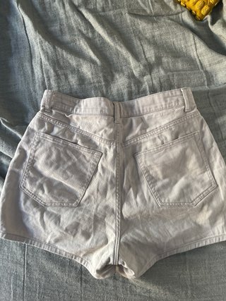 Pantalón corto vaquero beige/marrón