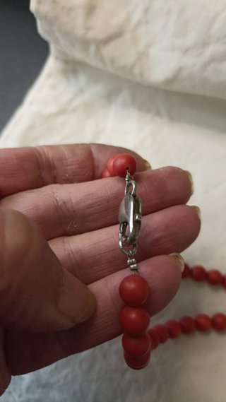 Collar Coral Bambú