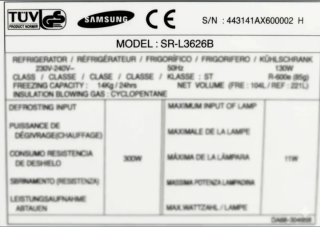 Cajón Congelador Samsung SR-L362