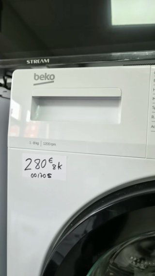 LAVADORA BEKO WRA 8615 XW 8 KG | NUEVA CON TARA
