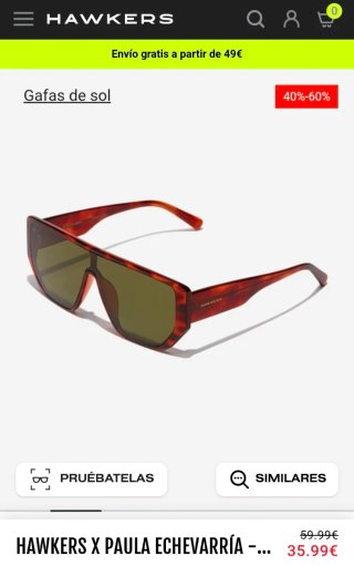 Gafas Hawkers Metro Marrón y Verde