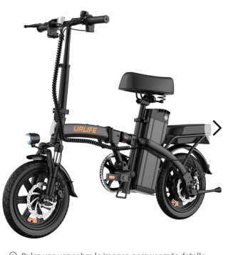 Bicicleta Eléctrica Plegable URLIFE F1L
