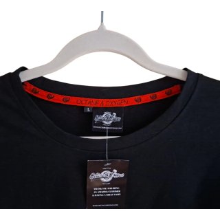 Camiseta Octane & Oxygen Hombre Negra Talla L