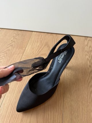 Tacones Marypaz negros con lazo EU 41