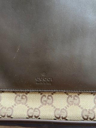 Borsa hobo a mano spalla GUCCI crossbody marrone
