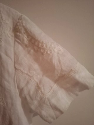 Vestido blanco corto