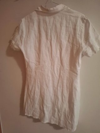 Vestido blanco corto